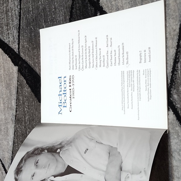 MICHAEL BOLTON GREATEST HITS 1985-1995 BIOGRAPHY MUSIC PIANO VOCAL GUITAR BOOK - Picture 4 of 11